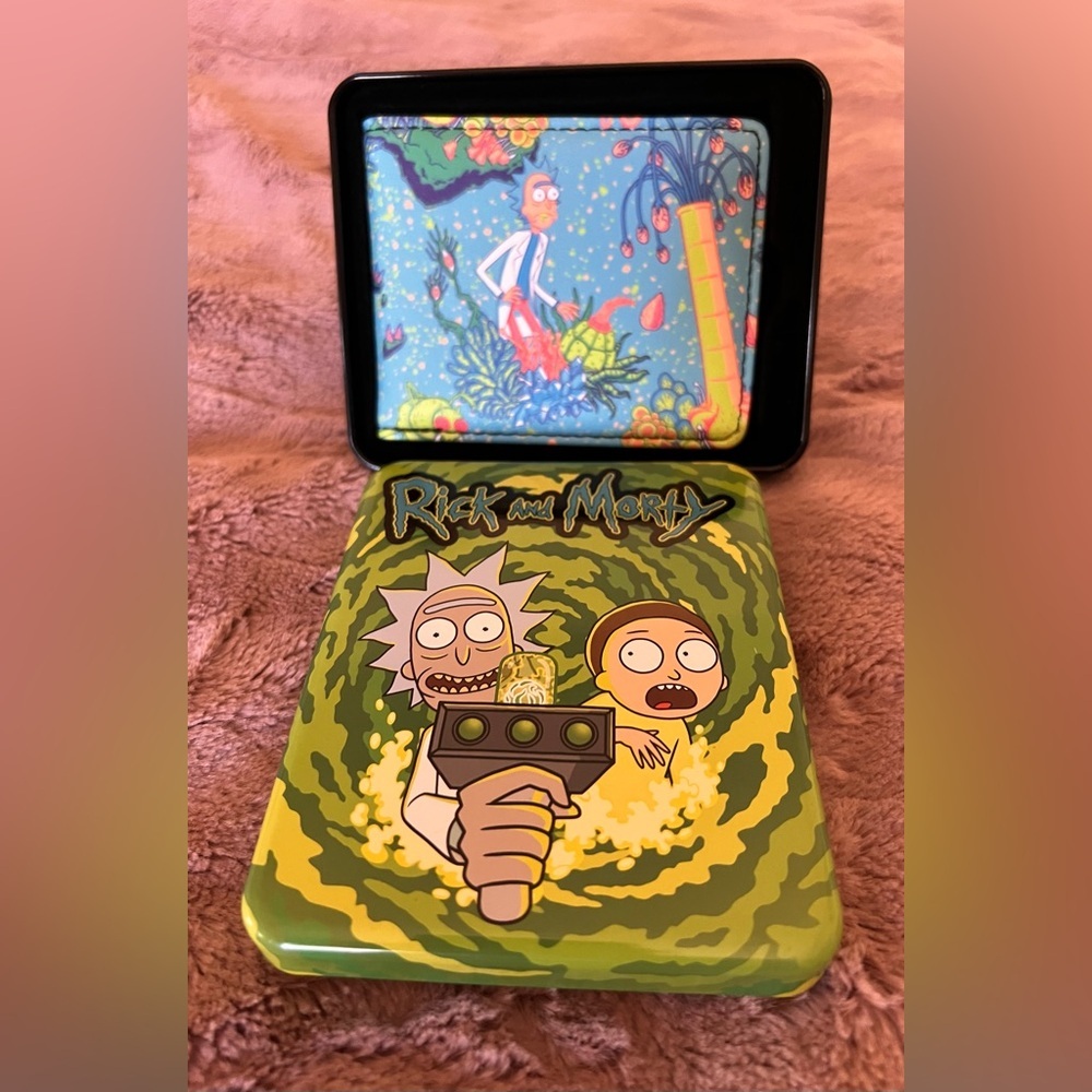 Wallet by Buckle-Down | Rick and Morty | Collectible Tin Included